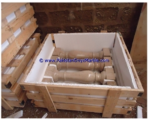 Pure Marble Balustrade Beige Color Verona Sahara