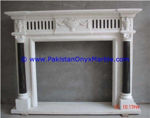 Top Sealing Marble Fireplaces Multi Stone