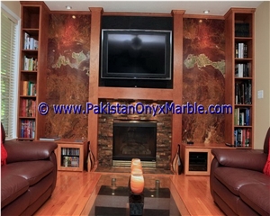 Traditional & Classic Styles Multi Red Onyx Fire
