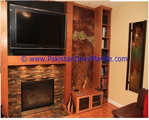 Traditional & Classic Styles Multi Red Onyx Fire