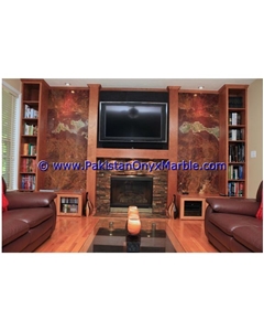 Traditional & Classic Styles Multi Red Onyx Fire