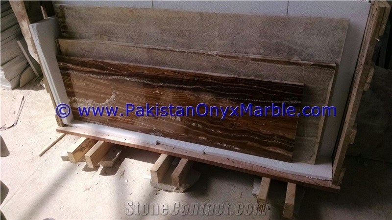 Various Sized Multi Red Onyx Countertop