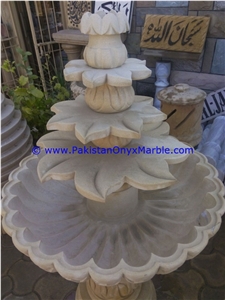 Verona Sahara Beige Marble Water Fountain