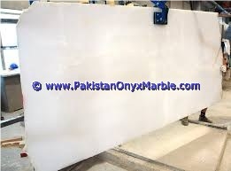 White Onyx Countertop with Integral Sink