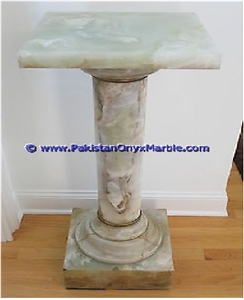 White Onyx Pillars and Columns Wholesale