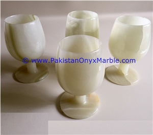 White Onyx Wine Glasses