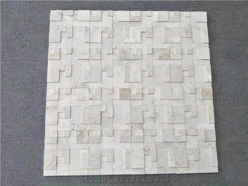 Travertine Mosaics Split Face Mosaic