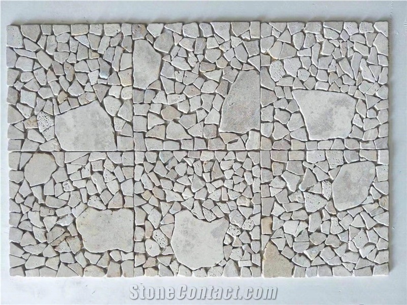 Travertine Mosaics Split Face Mosaic