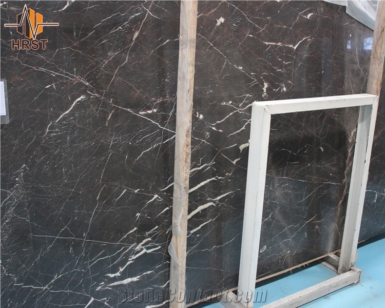 Black Nero St Laurent Marble Slabs and Tiles