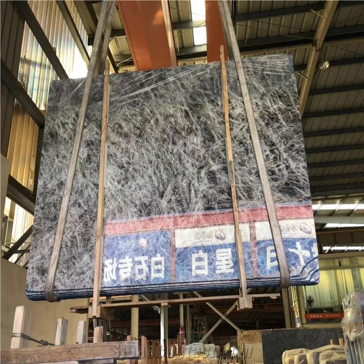 Brazil Silver Fox Granite Stone Slabs