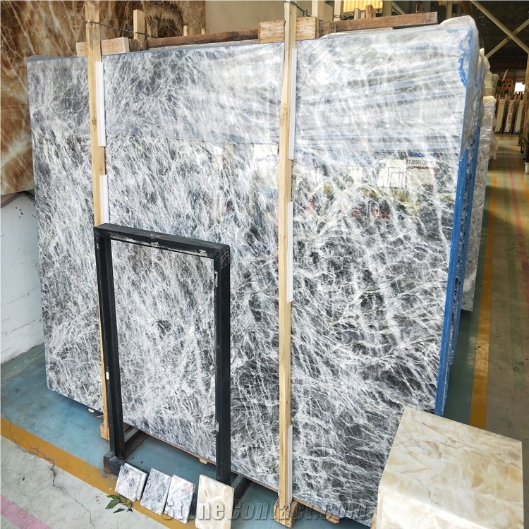 Brazil Silver Fox Granite Stone Slabs