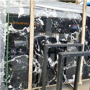 Century Black Ice Marble Stone Slabs Flooring Century Black Ice Marble Stone Slabs Flooring