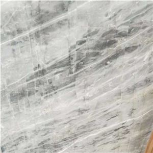China Blue Ice Marble Stone Slab and Tile