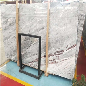 China Blue Ice Marble Stone Slab and Tile