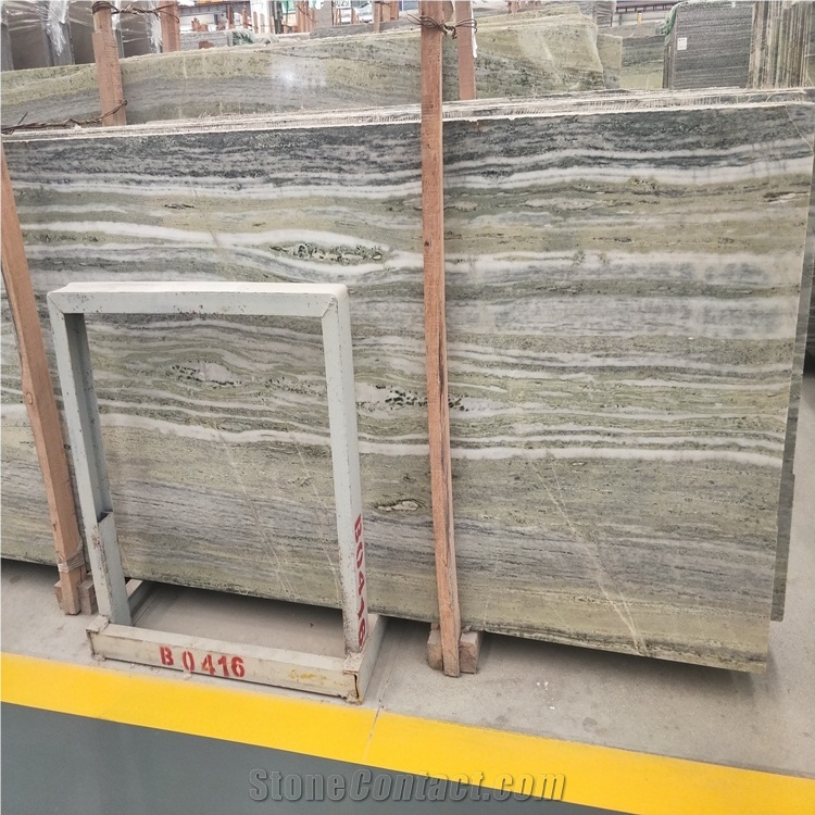 China Jade Wood White Marble Stone Slabs