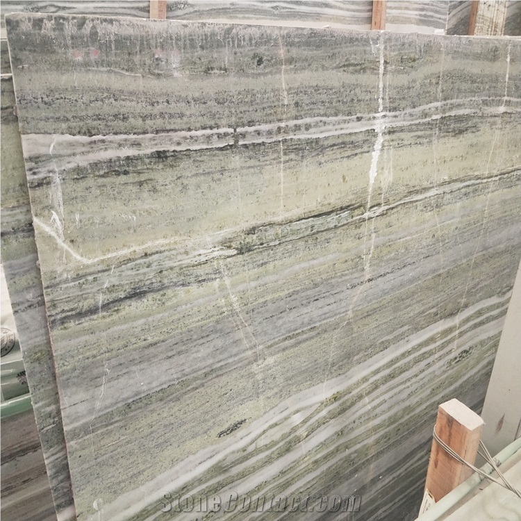China Jade Wood White Marble Stone Slabs