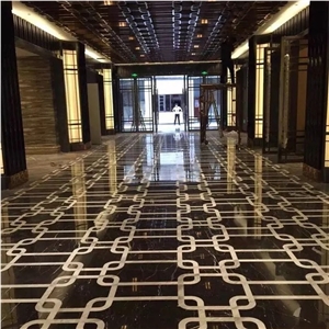 Cost Effective Imperial Brown Marble White Veins