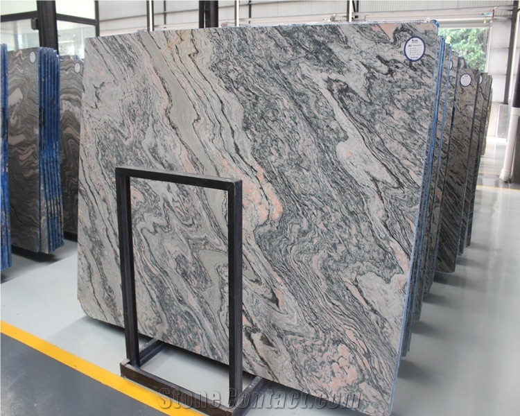 Juparana Granite Stone Slabs Cut to Size Tiles
