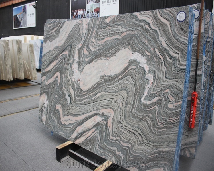 Juparana Granite Stone Slabs Cut to Size Tiles