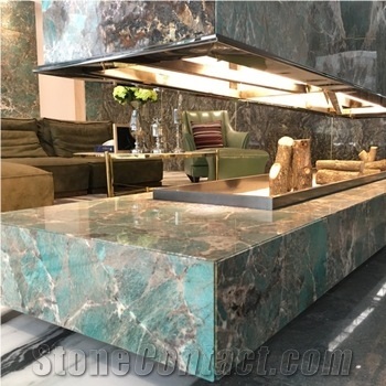 Natural Stone Amazon Green Granite Slabs