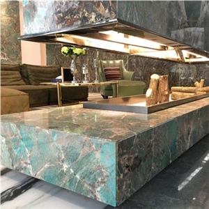 Natural Stone Amazon Green Granite Slabs