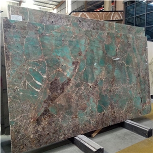 Natural Stone Amazonite Green Granite Slabs