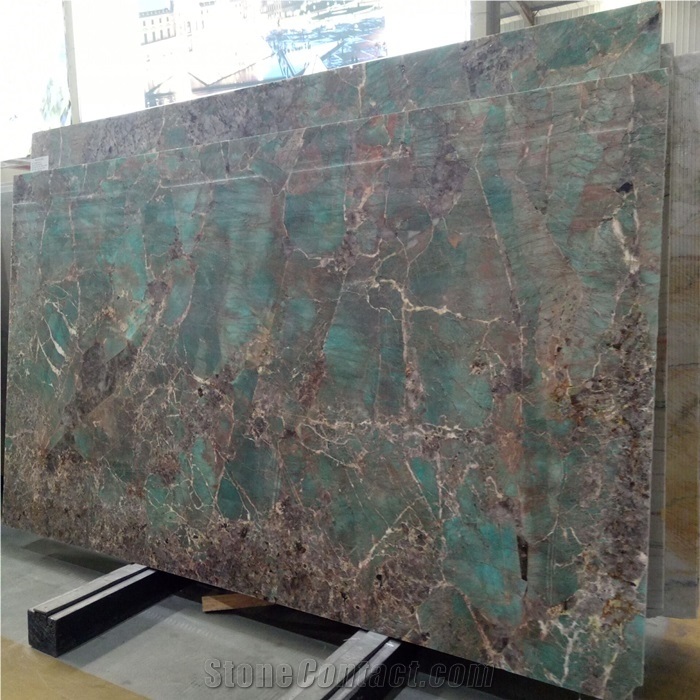Natural Stone Amazonite Green Granite Slabs