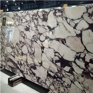 Polished Red Arabescato Net Quartzite Stone Slabs