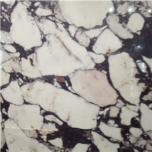 Polished Red Arabescato Net Quartzite Stone Slabs