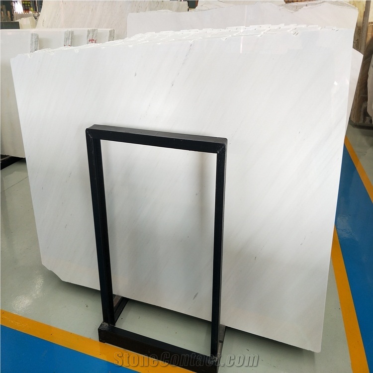 Pure Polaris White Marble Stone Slabs and Tiles