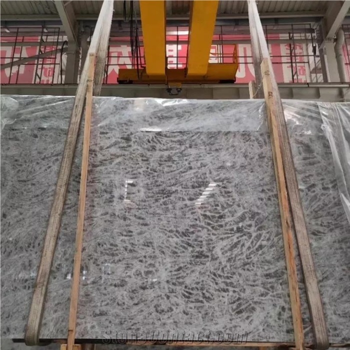 Silver Fox Marble Slabs for Bathroom Design