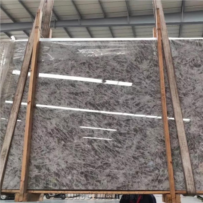 Silver Fox Marble Slabs for Bathroom Design