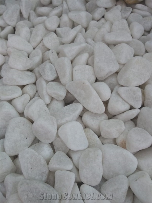 White Quartz Pebbles