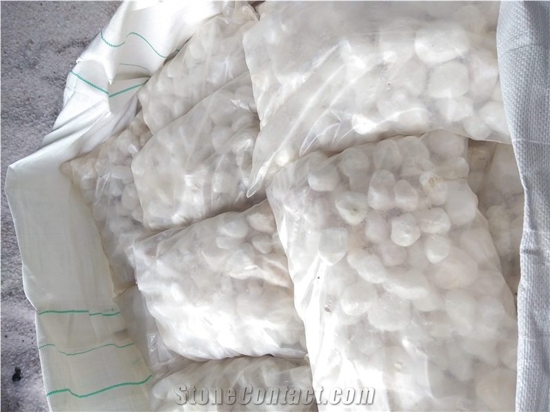 White Quartz Pebbles