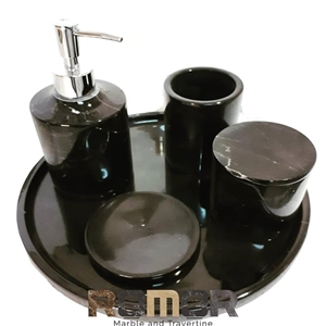 White Marble Bathroom Sets