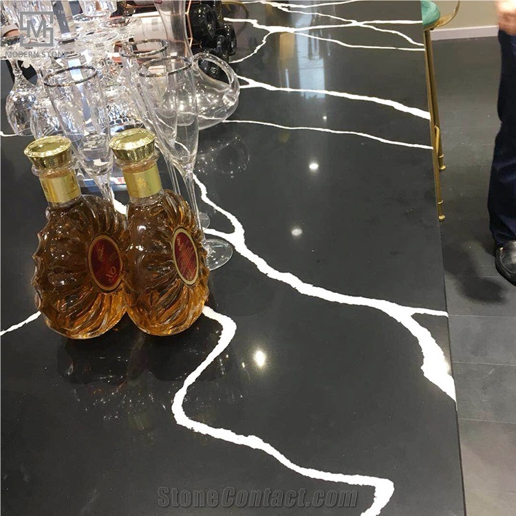 Artificial Stone 20mm 30mm Glass Table Countertop