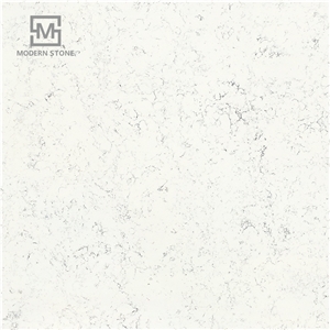 Engineered Black Vein White Quartz Stone Slab