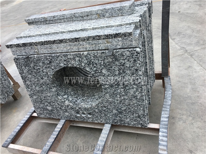 Wave White Vanity Top