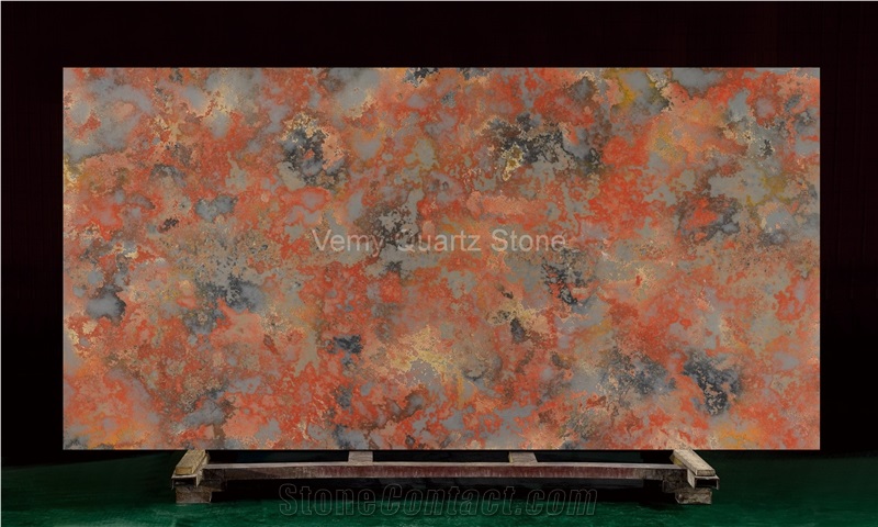 Rock Slab Quartz   VM-19108