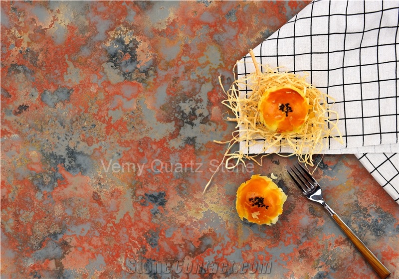 Rock Slab Quartz   VM-19108