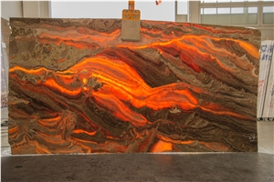 Brown Onyx Slabs Jordan Manaseer