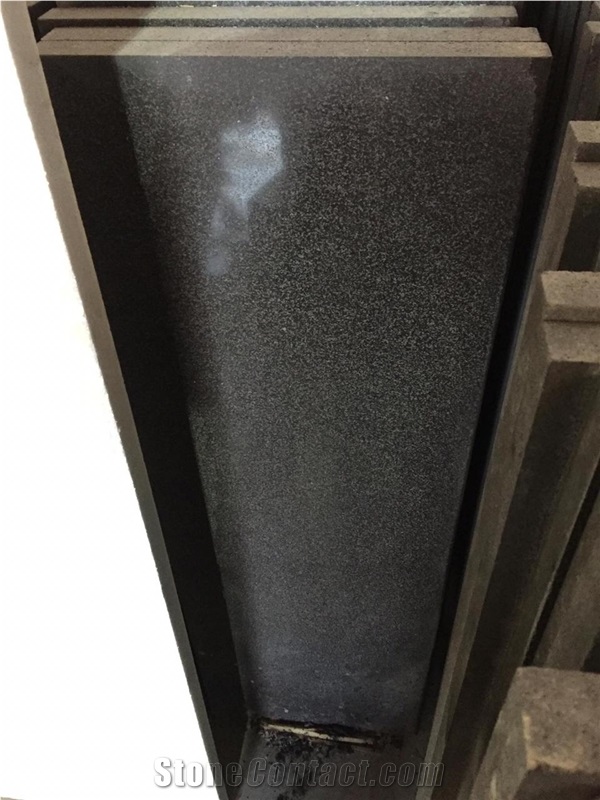 Polished Basalt Tiles from Jordan, Jordan Black Basalt