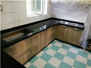 Vm0611 Calacatta Black Engineered Quartz Stone Countertops
