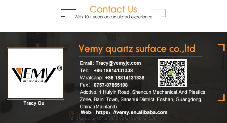Vm160915 Engineered Stone Quartz Slab