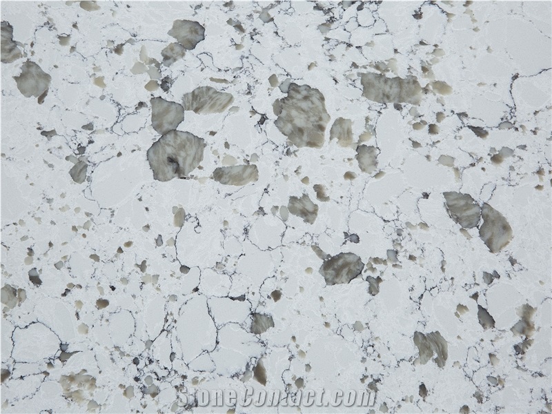 Vm520 China Quartz Slab Polished Engineered Stone