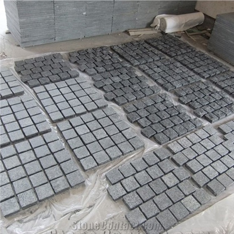 G684 Granite Mesh Backed Pavers for Patio Flooring