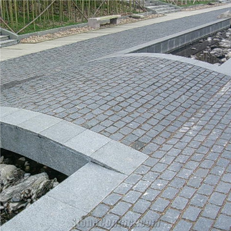 G684 Granite Mesh Backed Pavers for Patio Flooring