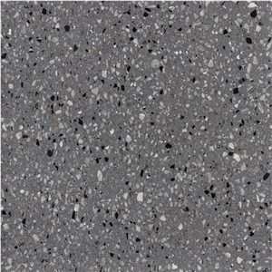 Gray Terrazzo Floor Tile and Slab