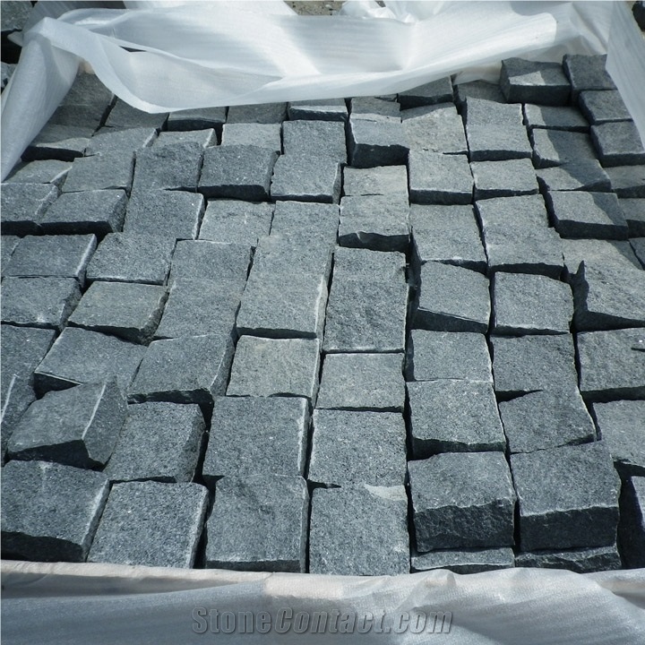 Landscape Drainage Granite Cube Stone Paver