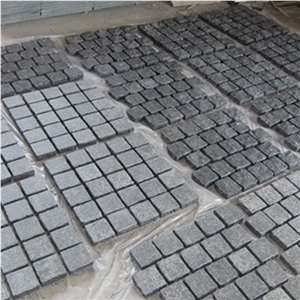 New G684 Black Granite Cubes